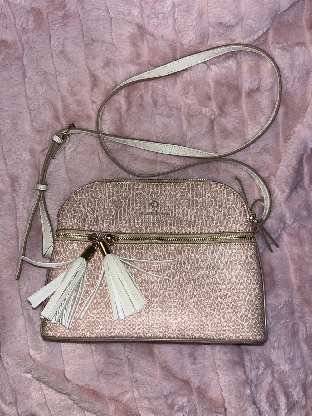 Women’s Pink Crossbody Tassel Shoulder Bag